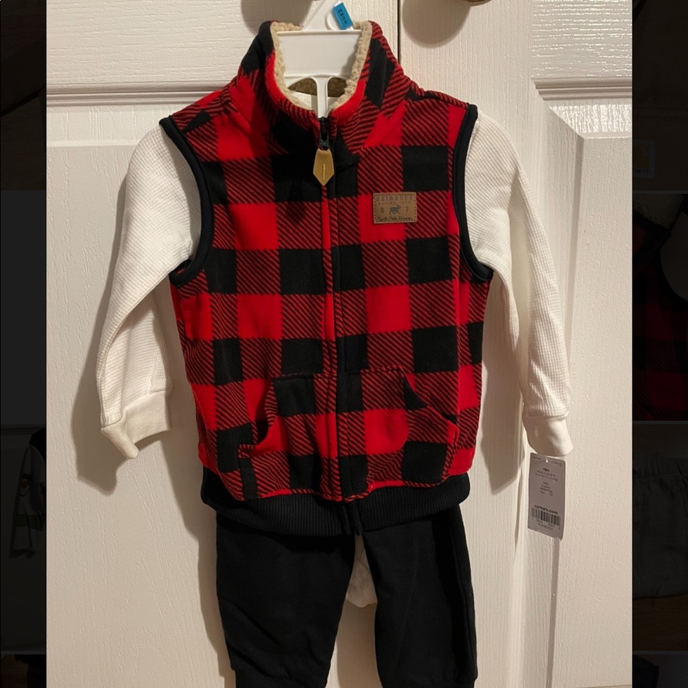 Toddler boys Christmas outfit set